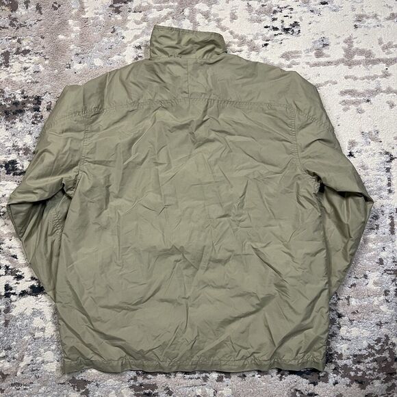 Nike Desert Tan Nylon Windbreaker Vintage 90s Y2K Full Zip Jacket Size XL - Picture 6 of 10